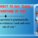 Is It Correct to Say “Each and Everyone of You”